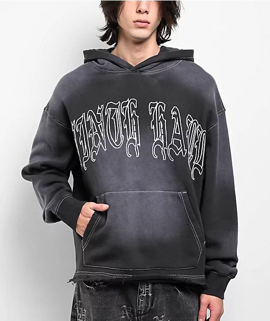 Ninth-Hall-Fein-Hoodie-Black-Wash Ninth Hall Fein Hoodie Black Wash
