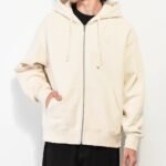 Ninth Hall Fundamentals Cream Boxy Zip Hoodie