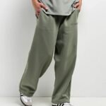 Ninth Hall Fundamentals Light Green Open Hem Sweatpants