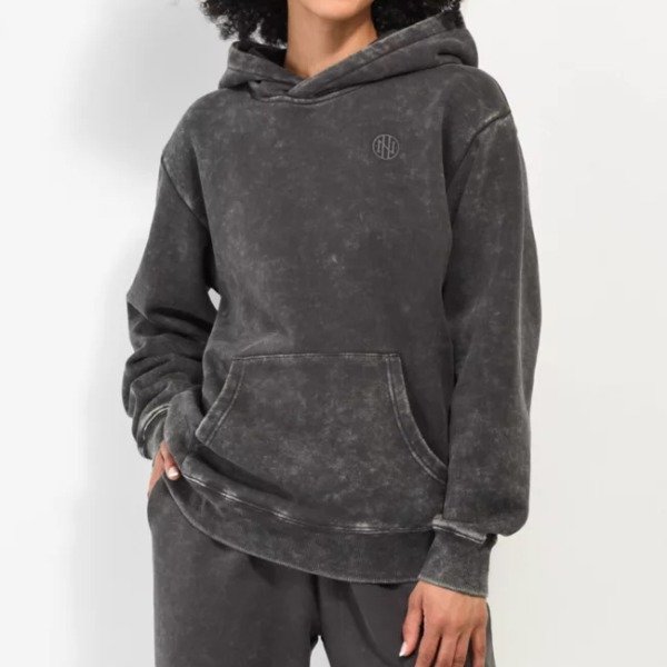 Ninth-Hall-Fundamentals-Relaxed-Unisex-Black-Hoodie Ninth Hall Fundamentals Relaxed Unisex Black Hoodie