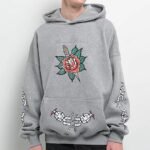 Ninth Hall Fundamentals Tattoo Flash Hoodie Grey