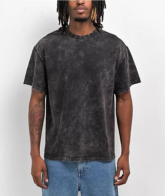 Ninth-Hall-Wash-Wide-Mens-Black-T-Shirt Ninth Hall Wash Wide Men’s Black T-Shirt